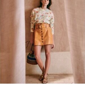 Sézane jupe courte Hayden skirt size US 8  FR 40